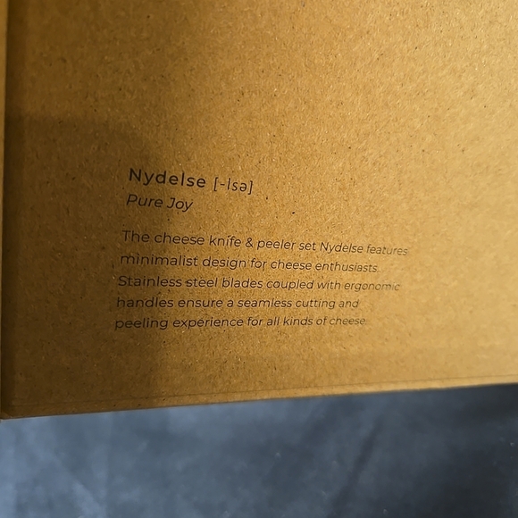 2pc Silver Cheese Knife & Slicer Peeler Set Made With Stainless Steel - Picture 13 of 16